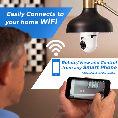 Sight Bulb WiFi® Smart Camera with SD Card