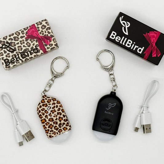 Bellbird Rechargeable Personal Safety Alarm with Flashlight
