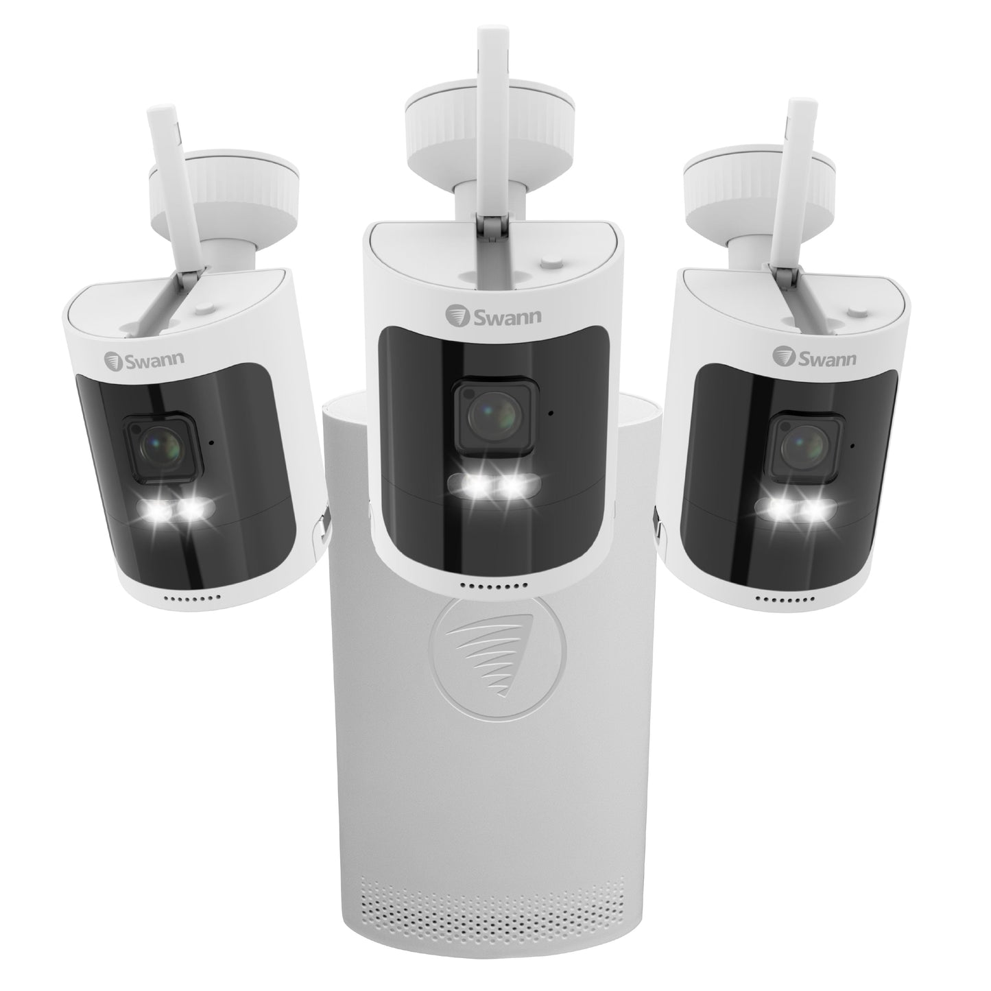 AllSecure600 2K Wireless Security Kit with 3 x Wire-Free Cameras & NVR Tower